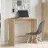 Escritorio madera contrachapada color roble Sonoma 80x40x75