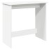 Escritorio de madera contrachapada blanco 80x40x75