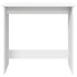 Escritorio de madera contrachapada blanco 80x40x75