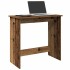Escritorio de madera ingeniería madera envejecida 80x40x75