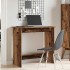 Escritorio de madera ingeniería madera envejecida 80x40x75