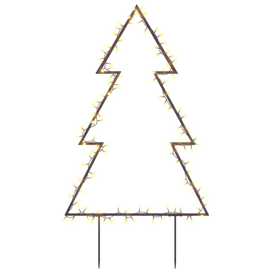 Árbol de Navidad luces decorativas con estacas 115 LED 90
