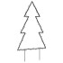 Árbol de Navidad luces decorativas con estacas 115 LED 90
