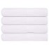 Toallas de sauna 4 uds 100% algodón blanco 80x200 cm 360
