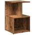 Mesita de noche madera contrachapada madera vieja 35x35x55