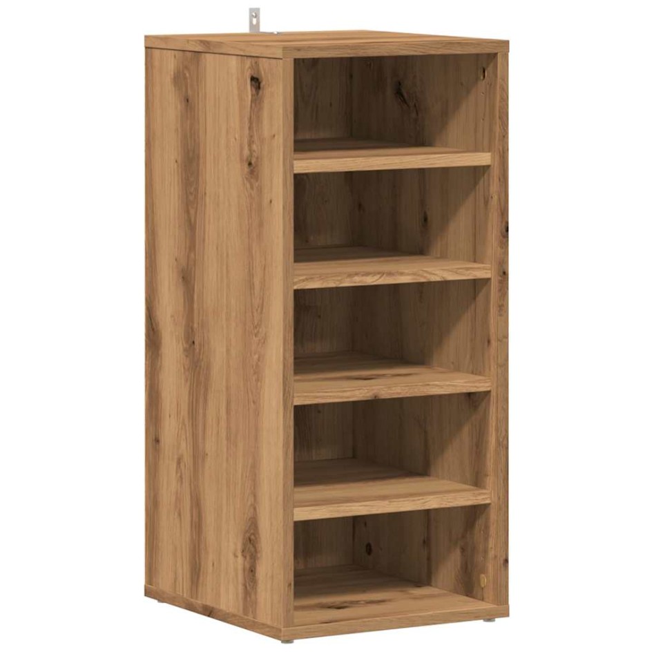 Mueble zapatero madera de ingeniería roble artisan 32x35x70