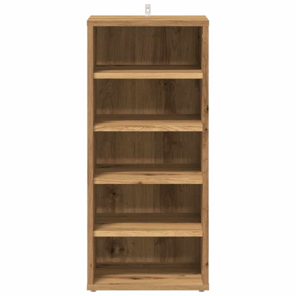 Mueble zapatero madera de ingeniería roble artisan 32x35x70