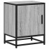 Mesita noche madera de ingeniería gris sonoma 40x31x50 cm