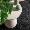 Alfombra ZIZUR apariencia yute interior exterior antracita