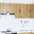 Armario pared cocina Kalmar madera ingeniería roble