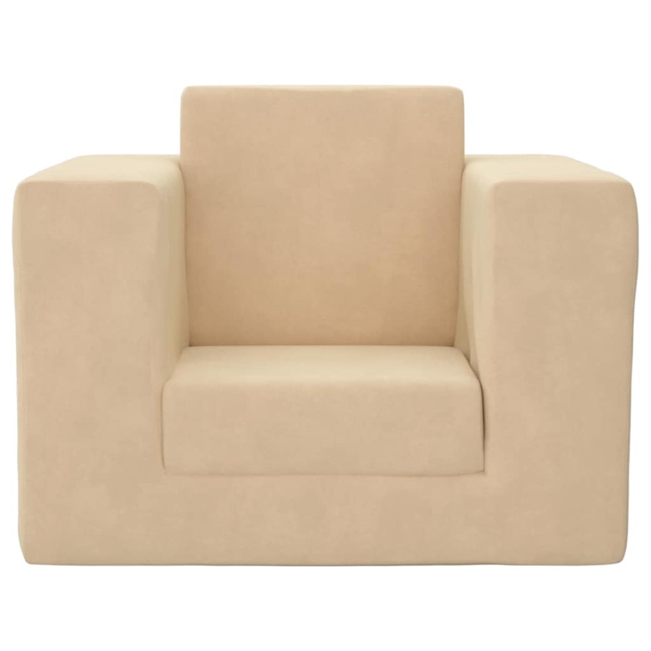 Sofá cama infantil felpa suave color