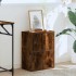 Estantería de madera de ingeniería roble ahumado 40x24x52