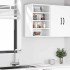 Armario colgante cocina contrachapada blanco 40x29,5x60