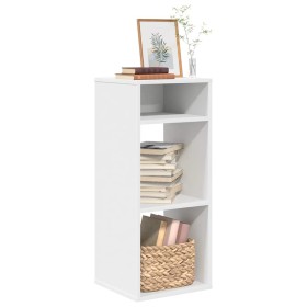 Estantería librería madera contrachapada blanco 34x31x80