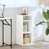 Estantería librería madera contrachapada blanco 34x31x80