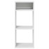 Estantería librería madera contrachapada blanco 34x31x80