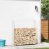 Leñero acero galvanizado 150x25x150