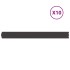 Bordes para césped 10 uds acero laminado frío negro 10x103