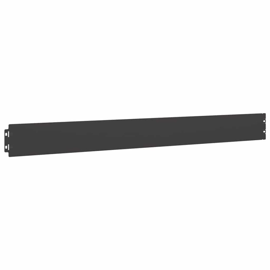 Bordes para césped 10 uds acero laminado frío negro 10x103