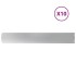 Bordes para césped 10 uds 15x103 cm acero