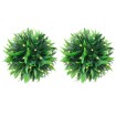Bolas de boj artificial con luces LED 4 unidades 15 cm
