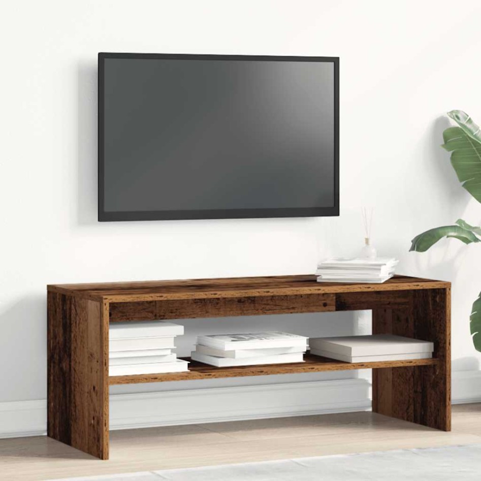 Mueble para TV madera contrachapada madera vieja 100x40x40