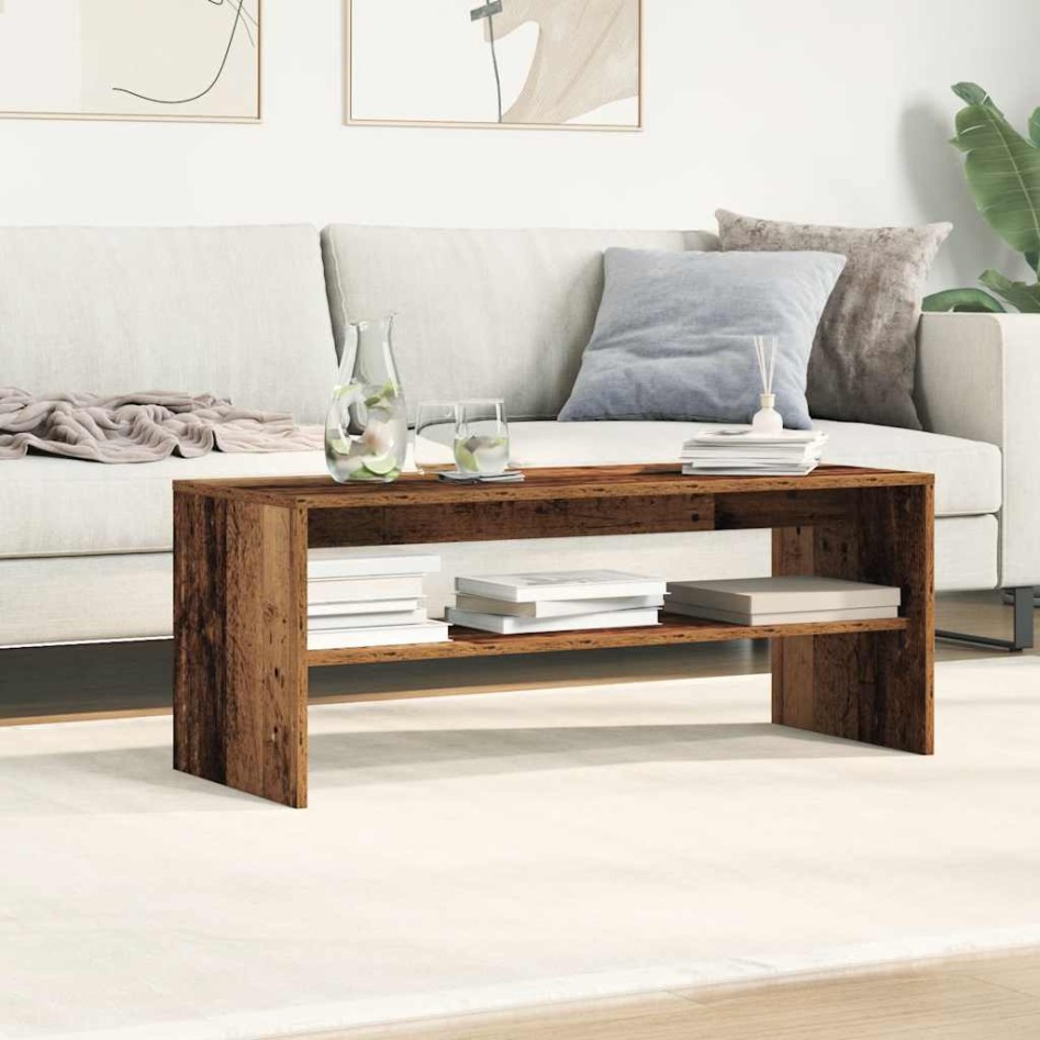 Mueble para TV madera contrachapada madera vieja 100x40x40