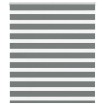 Estor cebra gris oscuro tejido ancho 130,9 cm poliéster