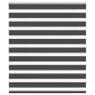 Estor cebra negro 135x150 cm tejido ancho 130,9 cm poliéster