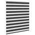 Estor cebra negro 135x150 cm tejido ancho 130,9 cm