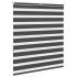 Estor cebra negro 135x150 cm tejido ancho 130,9 cm