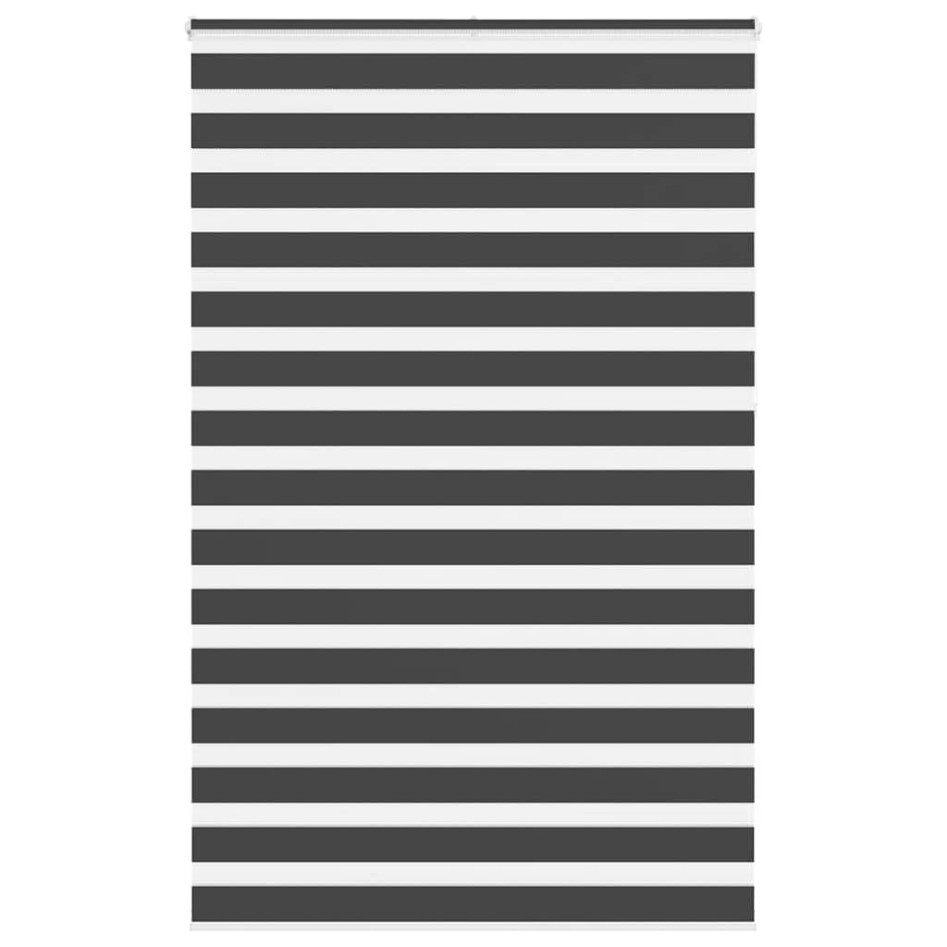 Estor cebra negro 145x230 cm tejido ancho 140,9 cm