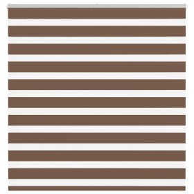 Estor cebra marrón 140x150 cm tejido ancho 135,9 cm