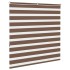 Estor cebra marrón 140x150 cm tejido ancho 135,9 cm