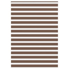 Estor cebra marrón 160x230 cm tejido ancho 155,9 cm