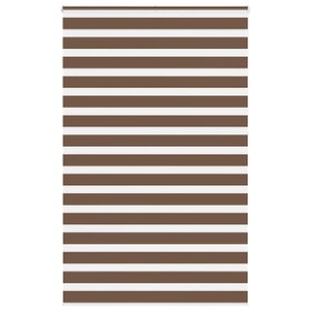 Estor cebra marrón 150x230 cm tejido ancho 145,9 cm