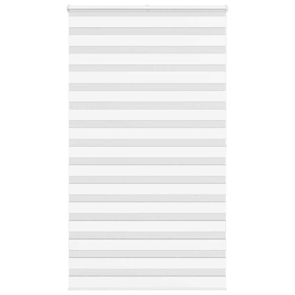 Estor cebra blanco 130x200 cm tejido ancho 125,9 cm