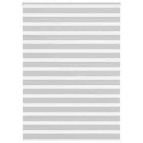 Estor cebra gris claro 160x200cm tejido ancho 155,9cm