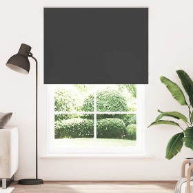 Estor Enrollable Opaco negro 145x230 cm Tela Ancho 141,6