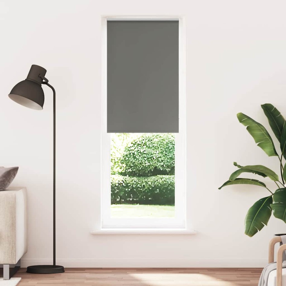 Estor Enrollable Opaco gris 75x230 cm Tela Ancho 70,7