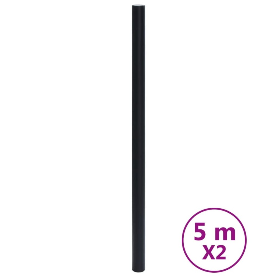 Pegatinas de mueble autoadhesivas PVC negro mate 90x500