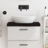 Encimera de baño madera tratada marrón oscuro 60x30x(2-6)