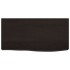 Encimera de baño madera tratada marrón oscuro 60x30x(2-6)
