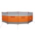 Cortaviento de camping impermeable gris naranja 510x153
