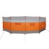 Cortaviento de camping impermeable gris naranja 510x153
