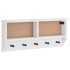 Perchero de pared SANDNES madera maciza pino blanco 87x12x35