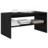 Mueble de TV madera de ingeniería roble negro 80x40x40
