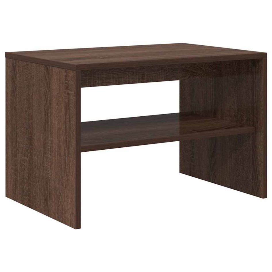 Mueble para TV madera contrachapada marrón roble 60x40x40