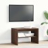 Mueble para TV madera contrachapada marrón roble 60x40x40