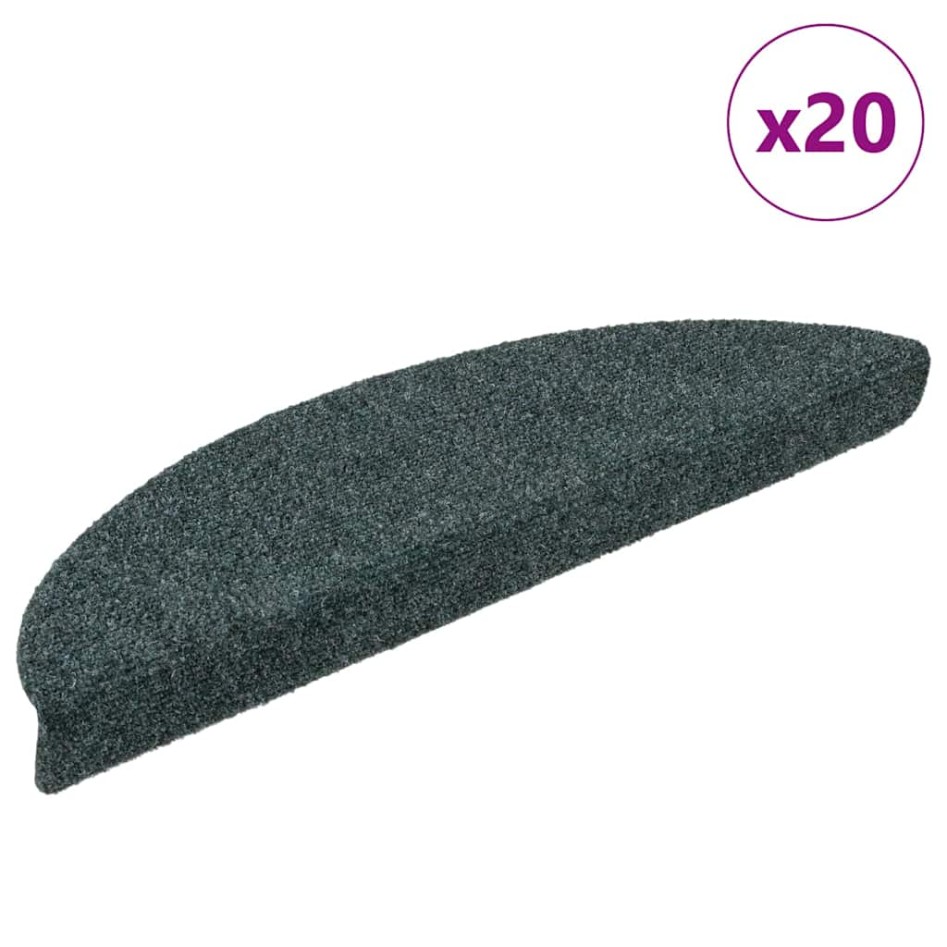 Alfombrilla autoadhesiva escalera 20 uds verde 56x17x3